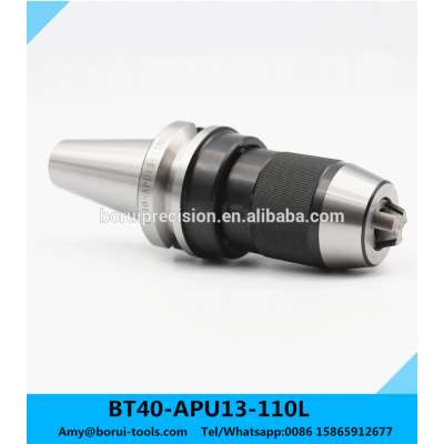 7:24 Taper BT Tool Holder APU 13mm drill Keyless Chuck